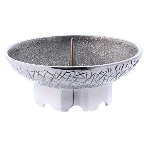 Altar Candle Holder in Brass, Molina