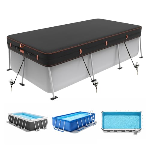 Neuradical BâChe Rectangulaire 420D pour Piscine Hors Sol, RéSistante Aux UV Et Aux DéChirures, Disponible en Plusieurs Tailles 284x558cm, Protection...