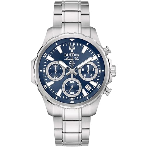 Bulova Marine Star - Reloj de hombre con cronógrafo, moderno, cód. 96B466