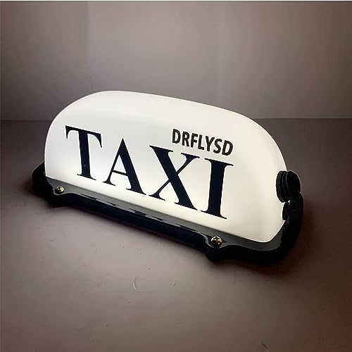 Luz de techo LED blanca recargable USB 10 pulgadas para taxi miniatura 4