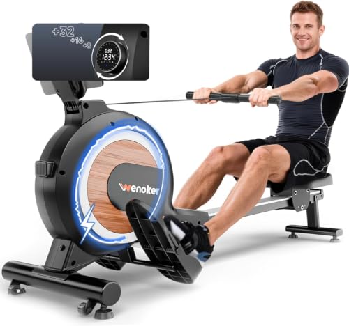 Image of Wenoker Magnetic Rowing Machine for Home,Quiet & Smooth,Full Body Workout