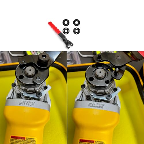 Image of Adjustable Grinder Wrench & 5 /8-11 Nut Kit | Replacement Flange Parts For Milwaukee Dewalt Grinders