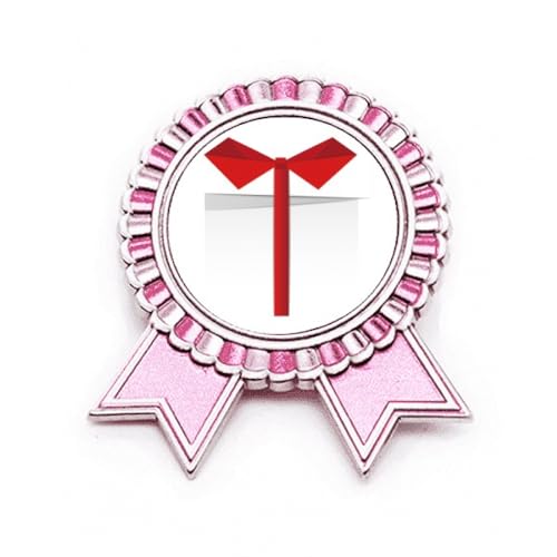 Broche blanche origami Mas Rose M en métal pour personnaliser vos vestes