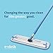 E-Cloth Deep Clean Mop Head, Microfiber Mop Head Replacement for Floor Cleaning, Great for Hardwood, Laminate, Tile and Stone Flooring, Washable and Reusable, 100 Wash Guarantee, 2 Pack