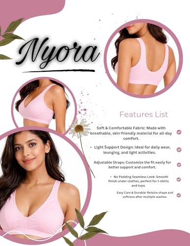 Image of Women Non-Padded Cotton Choli Bra | Wire-Free Sports Bra Style | Soft Breathable Fabric | Everyday Comfort Bra | Seamless Look | Light Support Innerwear