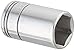 SK Professional Tools 41684 1/4 in. Drive Metric Semi Deep Chrome Socket - 14mm, Cold Forged Steel Socket with SuperKrome Finish, Made in USA