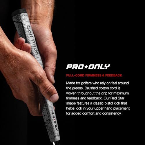Golf Pride Pro Only Cord Putter Grip – Firm Feedback