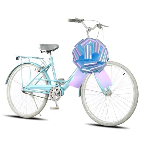 Image of 1Pcs Large Gift Bow,14 in Giant Pull Bow Big Blue Bow,Great Gift Bows for appliances,Bikes,Table Decorations and Party Events (Light Blue)