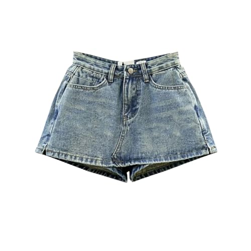 Mini jupe en jean femme taille haute finie les jupes inconfortables coupe trapèze