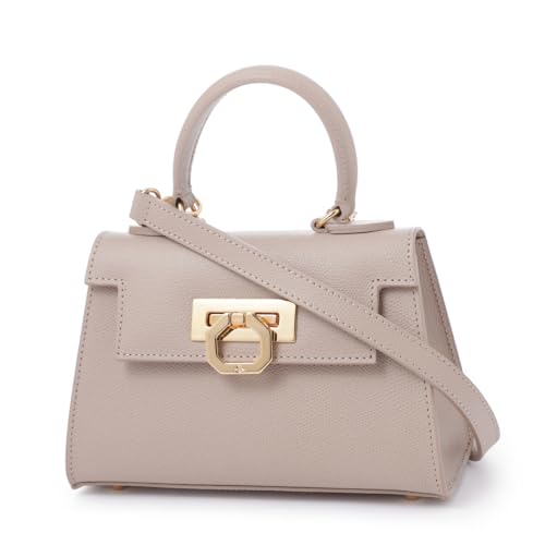 [Carbotti] [カルボッティ] バッグ(ショルダーバッグ) 241 V2 トープ リシア パルメラート カーフ スキン レザー ミニ クロスボディー ハンドバッグ レディース [ブランド] [並行輸入品]のサムネイル