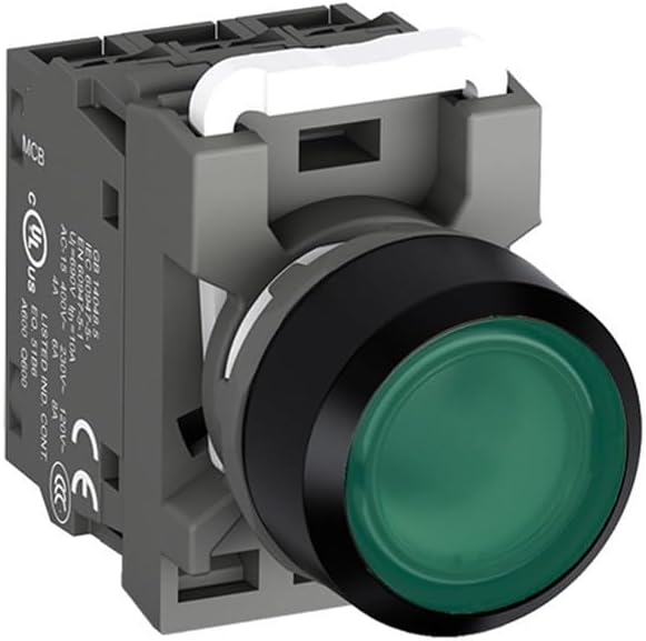 MP Series Flat Head Combination Button with Light MP1-41G-10 | 10224244