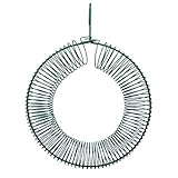Peanut Bird Feeder, Hanging Feeder Round Metal Whole Wild Bird Feeder with Hanging Hook for Outdoor Birds and Squirrels Feeding Rust & Proof