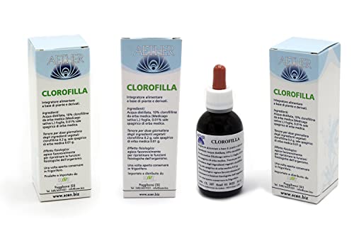 Clorofilla - Scen - Clorofilla liquida SENZA alcool, da erba Alfalfa, 50 ml. senza conservanti, made in Italy (3)