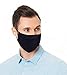 Simlu 5 Pack Premium Fabric Face Mask Reusable with Adjustable Elastic, 2 Layer,Cotton, Breathable, Nose Wire Black Cloth face Mask Washable (OS Fits All, 5 Pack)