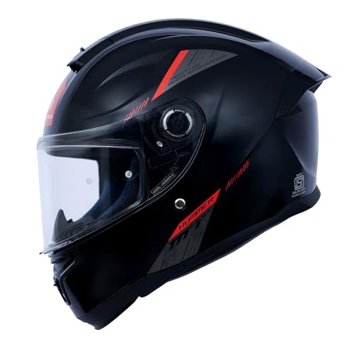 Image of MT Helmets Hummer B Solid Full Face Helmet - DOT, ISI & ECE R22.06 Certified, Polycarbonate Shell, Dual‑Density EPS, Pinlock‑Ready, Micrometric MDTC Fastener (~1450 g)