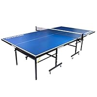 Donnay Indoor/Outdoor Folding Table Tennis Table - Compact, Easy-Fold, Portable Ping Pong Table with Wheels, Ideal for Garden, Home, or School Use, All-Weather Design, Quick Assembly