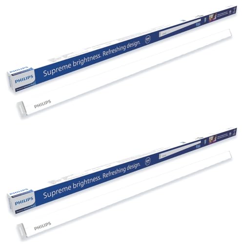 Image of Philips Slimline Advance Plus 60W LED Batten | High Brightness & Energy Efficient | Sleek Indoor LED Tube Light for Home, Office & Commercial Use | Cool Day Light, Pack of 2