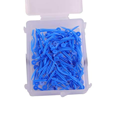 Orthdent 400Pcs Disposable Plastic Wedges Dental Plastic Poly-Wedges With Holes 4 Colors 4 Sizes/Set thumb #4