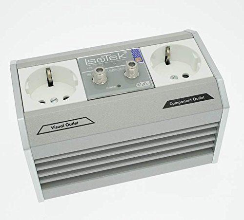 Isotek MIRA - Filtro de TV (2 ranuras), color plateado