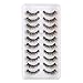 Newcally Lashes Natural Wispy False Eyelashes Cat Eye Lashes Hand-Knotted Soft Light Volume Fake Lashes Multipack