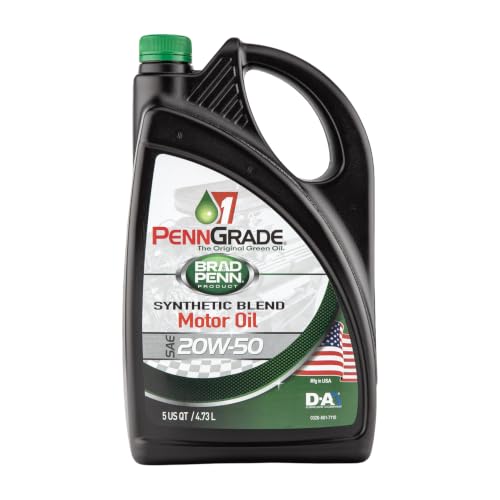 PENN GRADE 1, 71190, Synthetic Blend High Performance Oil SA...