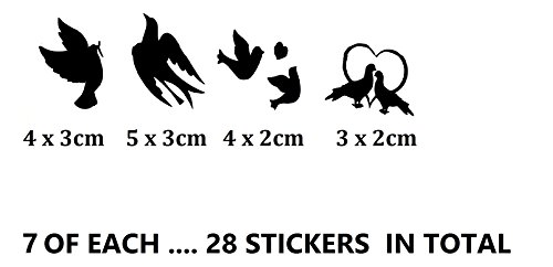 Dove Collection (Dove Vinyl Stickers (Black)