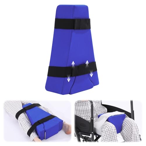 HOMBYS 2-in-1 Hip Abduction Pillow After Surgery Separable Abduction Wedge Knee Separator Orthopedic Pillow with Strap for Separating Knees Sit & Lie Dual-Use Blue