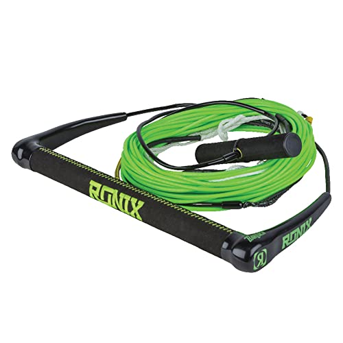 Ronix Combo 5.5 Hide Grip-T Wakeboard Handle, 1.15 in. Diameter w/ 80ft. R6 Rope, Green