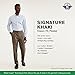 Dockers Men's Classic Fit Signature Khaki Lux Cotton Stretch Pants - Pleated (Regular and Big & Tall), Dark Pebble, 32W x 30L
