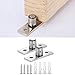 Barn Door Floor Guide,2Pcs Barn Door Roller,Stainless Steel Roller Wall Mounted Floor Guide,Ball Bearings for Sliding Door Hardware Accessories, Barn Door Floor Guide,2Pcs Barn Door Roller,Stainl