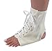 PowerPlay Canvas Ankle Brace with Laces44; Black - Extra Large