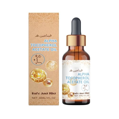 Aceite de acetato de alfa-tocoferilo, antiedad - Vitamina E antioxidante, ilumina el tono de la piel, reduce las arrugas 30 ml