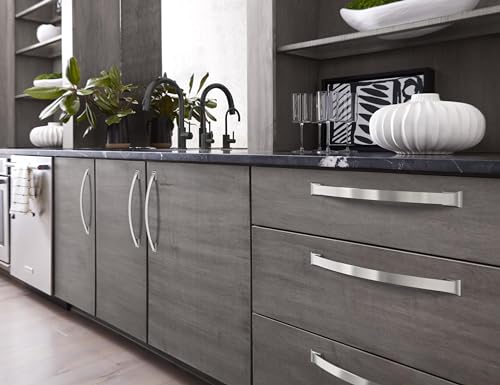 Image of Amerock BP2936626 | Polished Chrome Appliance Pull | 12 inch (305mm) Center-to-Center Cabinet Handle | Candler | Furniture Hardware