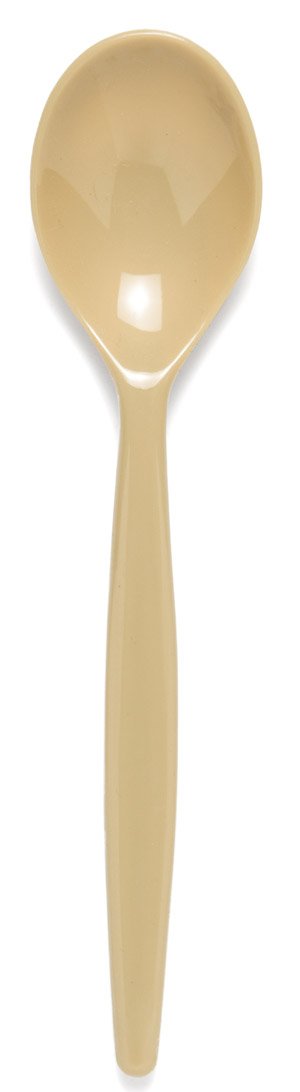 Harfield Honey Dessert Spoon (20Cm) - Pack Of 10 Reusable Virtually Unbreakable Polycarbonate Plastic