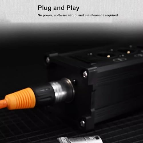 Transmisor de sonido XLR multi-canal convertidor de impedancia equilibrada pasivo 3