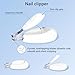 Momfree Baby Nail File Electric, 4-in-1 Baby Nail Trimmer Electric with Storage Case & Night Light for Newborn/Infant/Toddler/Kids, Nail Clipper/Scissor Nail Care Set for Toenails and Fingernails