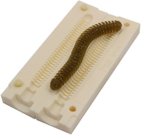 Fishing Soft Bait Mold RingFry 5 inch Model ID W317 - Artificial Stone Fishing Injection Molds | Durable Soft Fishing Lures | Unique Lure Mold Kit Perfect for Fishing (RingFry 5 inch Model ID W317)