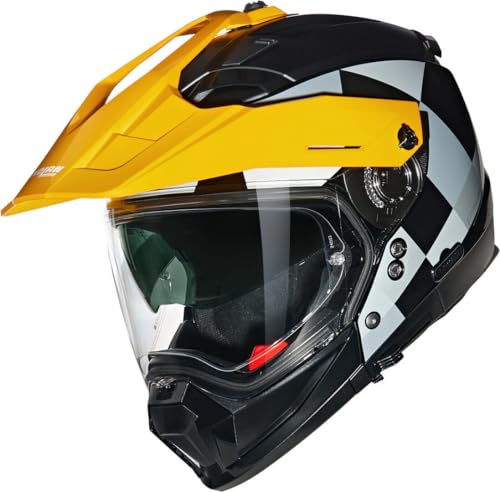 Casque de motocross Nolan N70-2X 06 Ruvido N-COM intégral modulable route et enduro