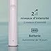 Philips Sonicare Serie 2100 – Elektrische Schallzahnbürste, entfernt 3 x mehr Plaque, Drucksensor, SmarTimer & QuadPacer, Kobaltblau (HX4021/04) (Hellrosa)