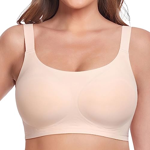 Vinfact Buttrig Glatter BHS Damen Ohne Bügel Bügelloser BH Grosse...