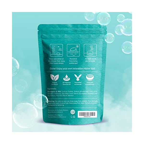Body Restore Shower Steamers Aromatherapy 15 Packs - Mothers Day Gifts, Relaxation Birthday Gifts for Women and Men… - Image 3
