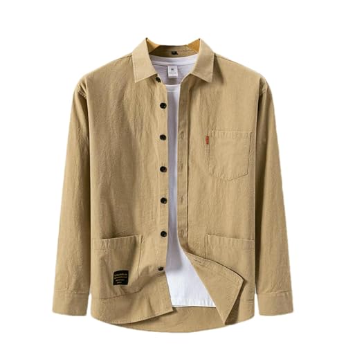 Chemise coton manches longues homme respirante pour remédier aux coups de fraîcheur