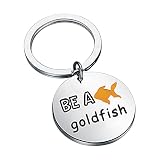 FOTAP Be A Goldfish Keychain