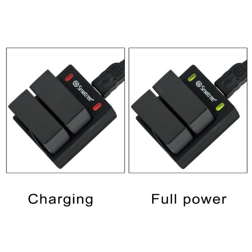 Smatree Battery Compatible For Gopro Hero3+ / Hero 3 Camera, 1200Mah Rechargeable With Dual Rapid Charger #TOP2