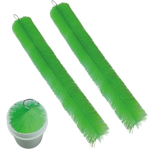 Septic Tank Bristle Filter for 4 Inch Pipe Flow Septic Tank Pipelines Filter Long Barrel Brush Sewer Effluent Filter East to Install
