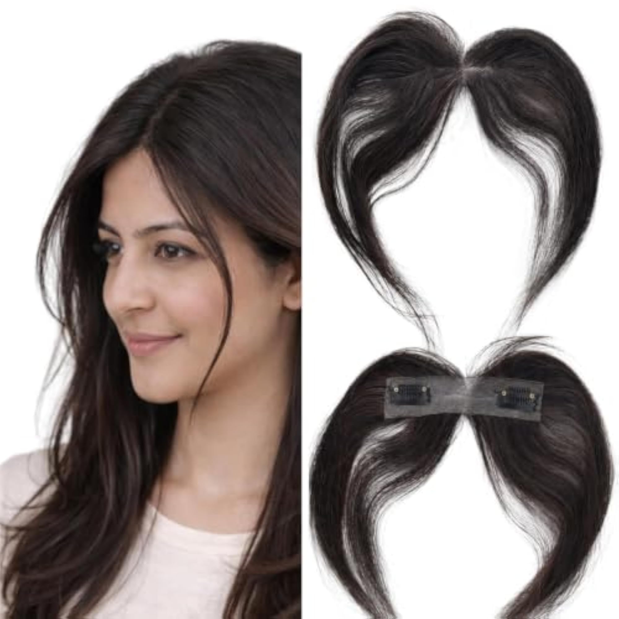 Clip-In Front Hair Patch & Hairline Topper