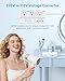 220V to 110V Voltage Converter, VINTAR 2000W Universal Travel Adapter Voltage Converter US to Europe, International Step Down Transformer Power Converters Adapter Combo for EU UK JP AU in SA