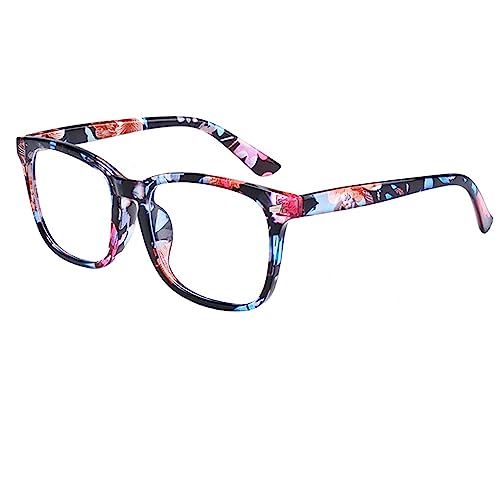 Image of Onrtry Non Prescription Glasses for Men Women Square Clear Lens Eyeglasses