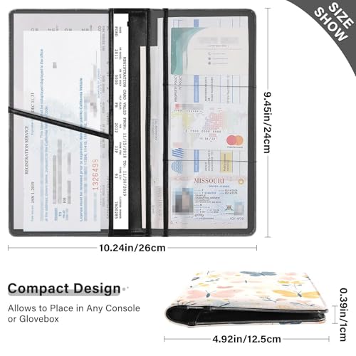 Organizador De Documentos De Cuero Slim miniatura 3