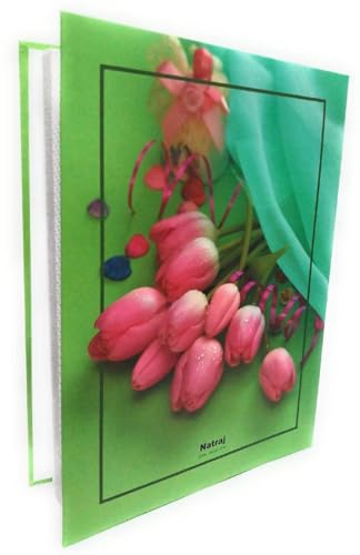 Image of Natraj Series Photo Album with Extra Clear PVC Film 200 Photos (Photo Size Supported: 4x6 Inches, Multicolour) (Design 12)